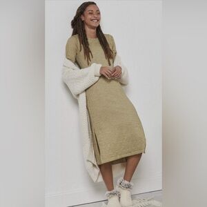 NWT Anthropologie Saturday Sunday Amanda Mineral Wash Midi Dress